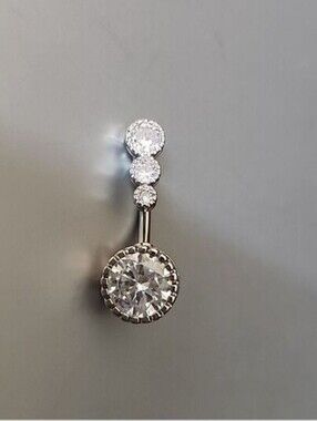 BELLY BUTTON RING STAINLESS STEEL